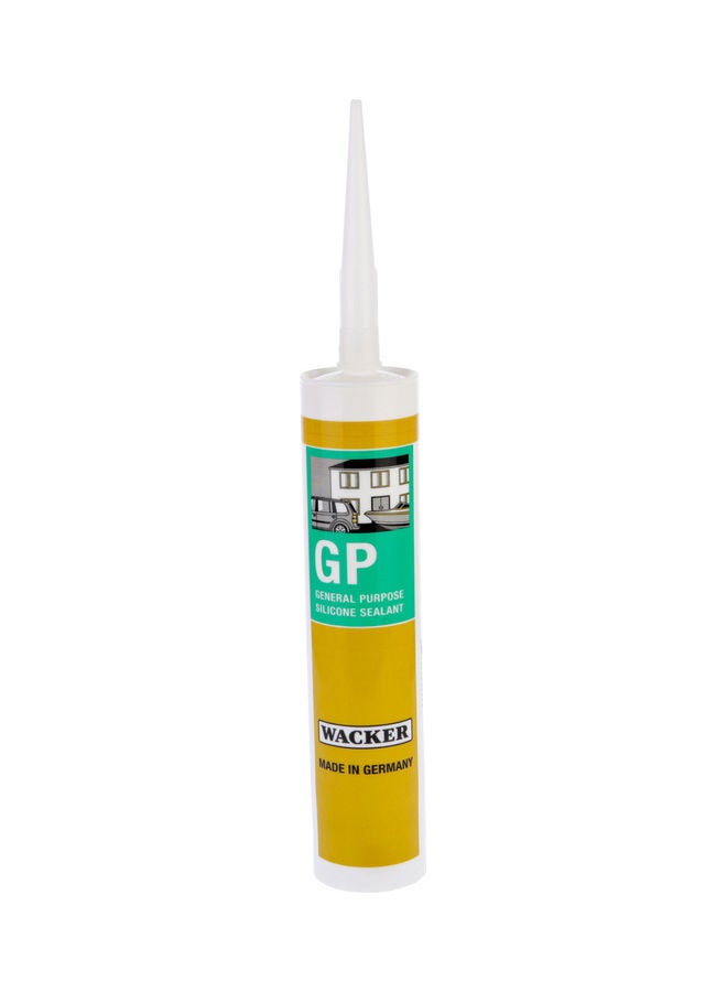 WACKER General Purpose Silicone Sealant Clear 280ml - Image 1