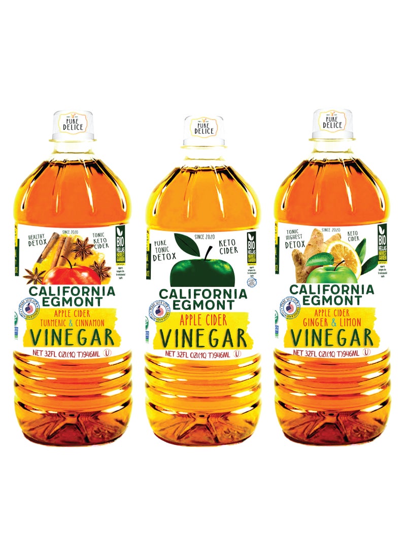 CALIFORNIA EGMONT Apple Cider Vinegar collection Pack of 3 pieces*3litres