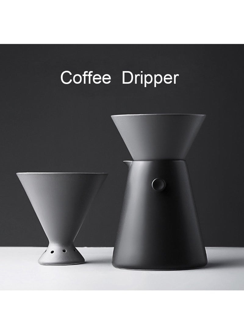 Pour Over Coffee Set 650ML Ceramics Coffee Server Perfect For Home Office Coffee Bars  - Image 2