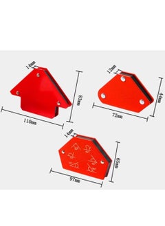 BOSS LIFE STYLE Boss Lifestyle Magnetic Welding Holder 2-Arrow 2-Hexagon 2-Mini Welder Magnets Tool 6pc/Set, Holds 6 Angles 30° 45° 60° 75° 90° 135° and Up to 25 Pounds Weight  - Image 2