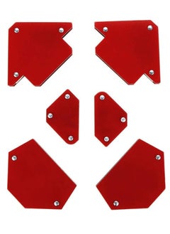 BOSS LIFE STYLE Boss Lifestyle Magnetic Welding Holder 2-Arrow 2-Hexagon 2-Mini Welder Magnets Tool 6pc/Set, Holds 6 Angles 30° 45° 60° 75° 90° 135° and Up to 25 Pounds Weight  - Image 1