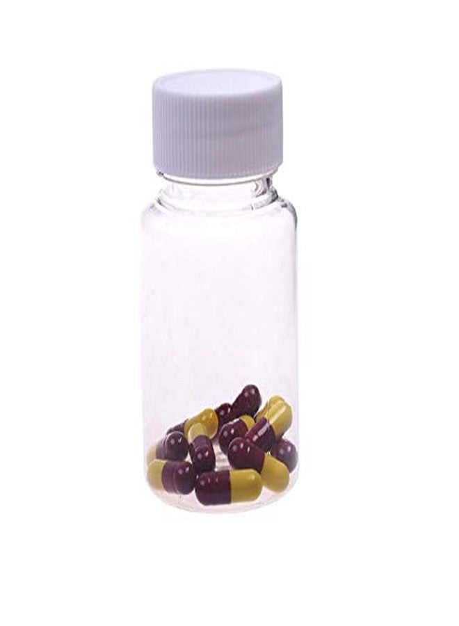 vipolish 12PCS 100ml/3.4oz Clear Empty Plastic Pill Bottles Capsule Box with White Screw Cap Portable Solid Powder Case Pill Tablet Holder Storage Container for Liquid Medicine Chemical Dispense - Image 5