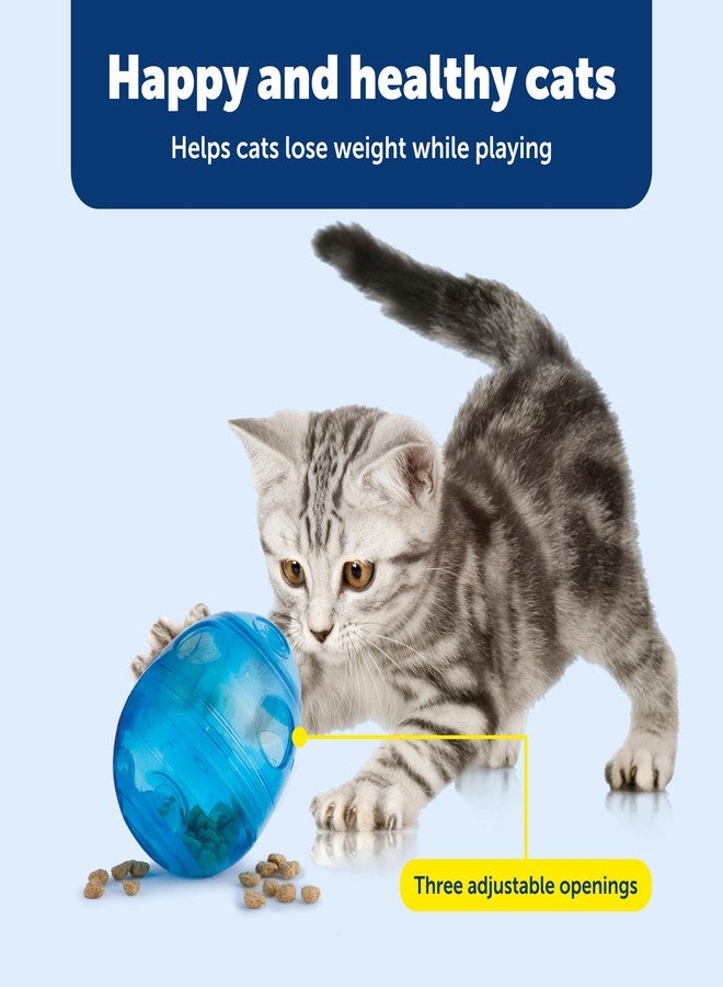 بيت سيف لعبة PetSafe FUNkitty Egg-Cersizer للقطط - لعبة تغذية بطيئة للقطط لإبطاء وتيرة الأكل والحد من الأكل العدواني - لعبة إثراء متعددة الوظائف ومتينة لتحسين الهضم والتمرين - Image 4
