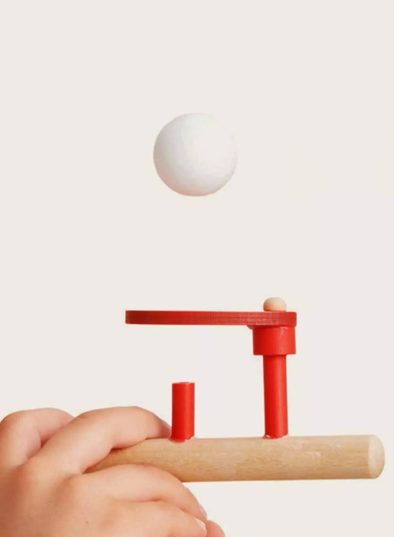 Generic 1set Wooden Foam Blowing Game  - Image 1