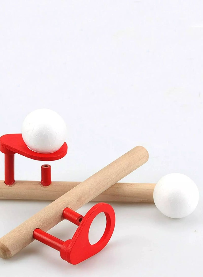 Generic 1set Wooden Foam Blowing Game  - Image 5