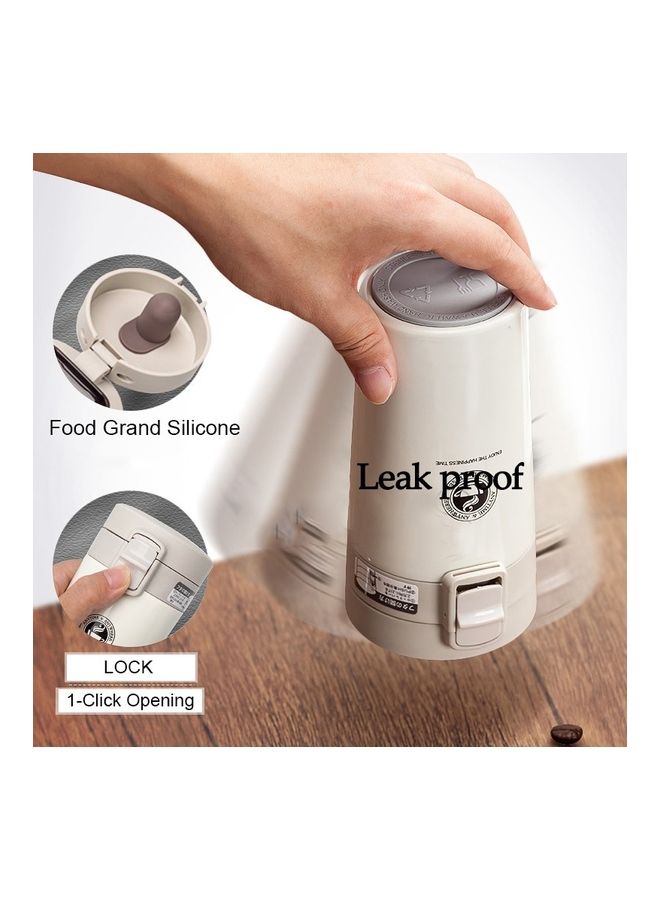 نيبمينينت ترمس مفرغ من الهواء بجدار مزدوج الستانلس ستيل أبيض - Image 2