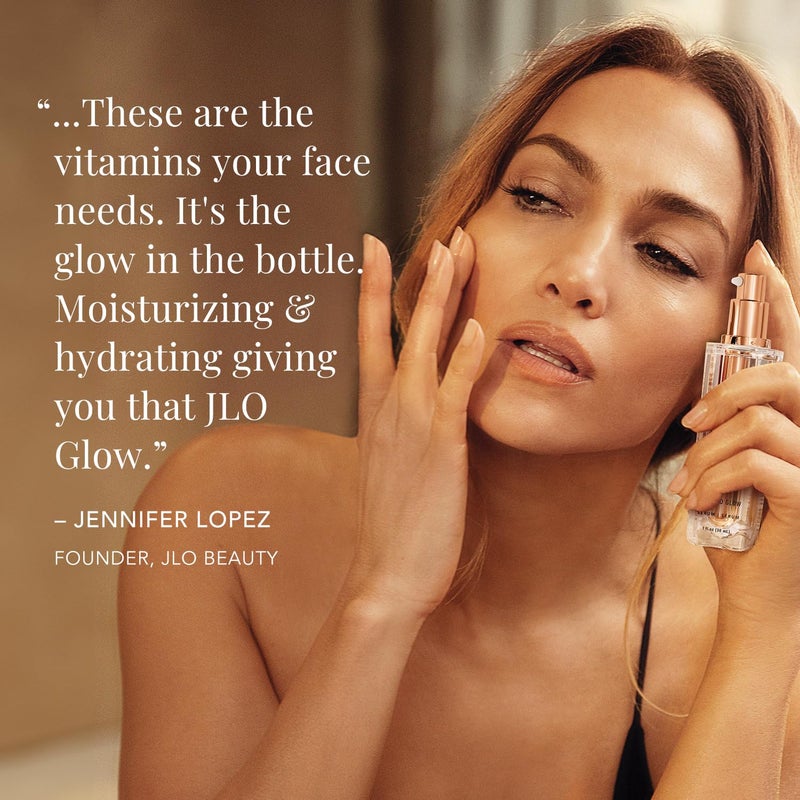 JLO BEAUTY Brightening Serum, Face Serum with Vitamin C, Niacinamide & Squalane, Skin Care with Antioxidants For Smooth, Firm & Lifted Skin, Skincare for Women & All Skin Types, That JLO Glow, 1.5 Oz - Image 2