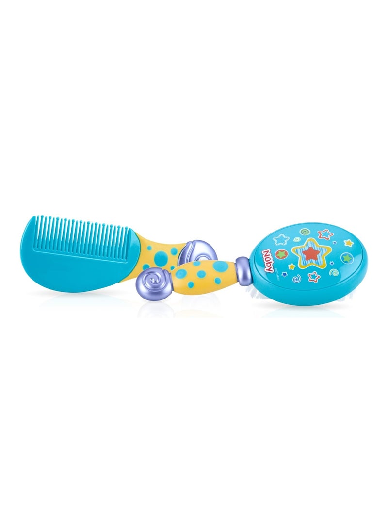 Nuby - Baby Grooming Comb and Brush Baby Gift Set - Image 1