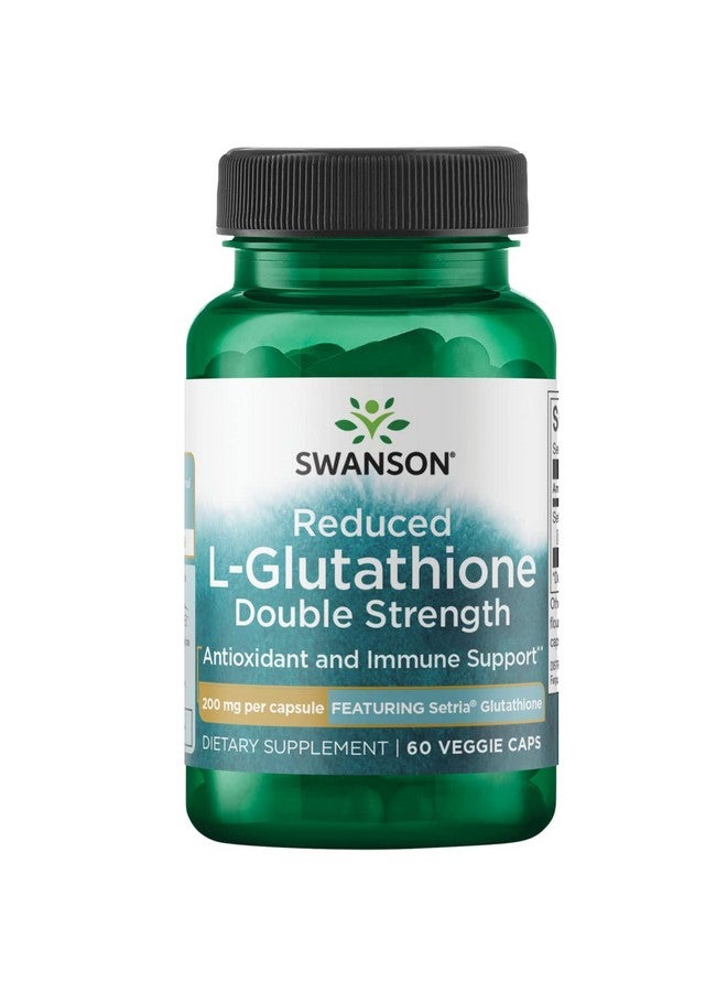 SWANSON Amino Acid High Potency Lglutathione 200 Milligrams 60 Veg Capsules - Image 1