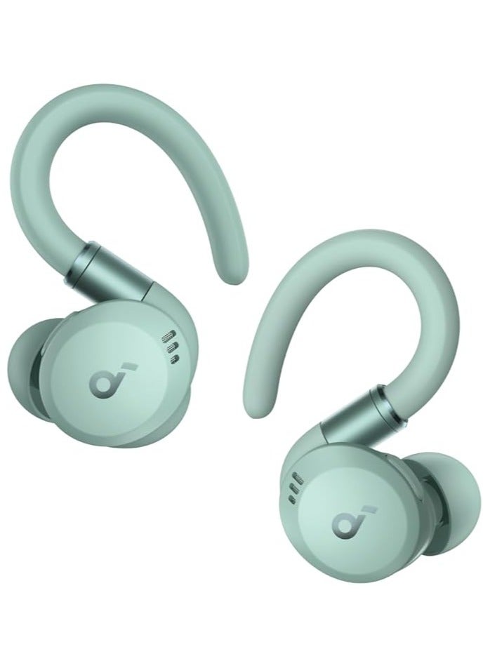 Soundcore Sport X20 by Anker, True-Wireless Workout Earbuds, Rotatable and Extendable Ear Hooks, Noise Cancelling, Deep Bass, IP68 Waterproof, Sweatproof, Dustproof, 48H Play, Sport Earbuds for Gym Green - Image 1