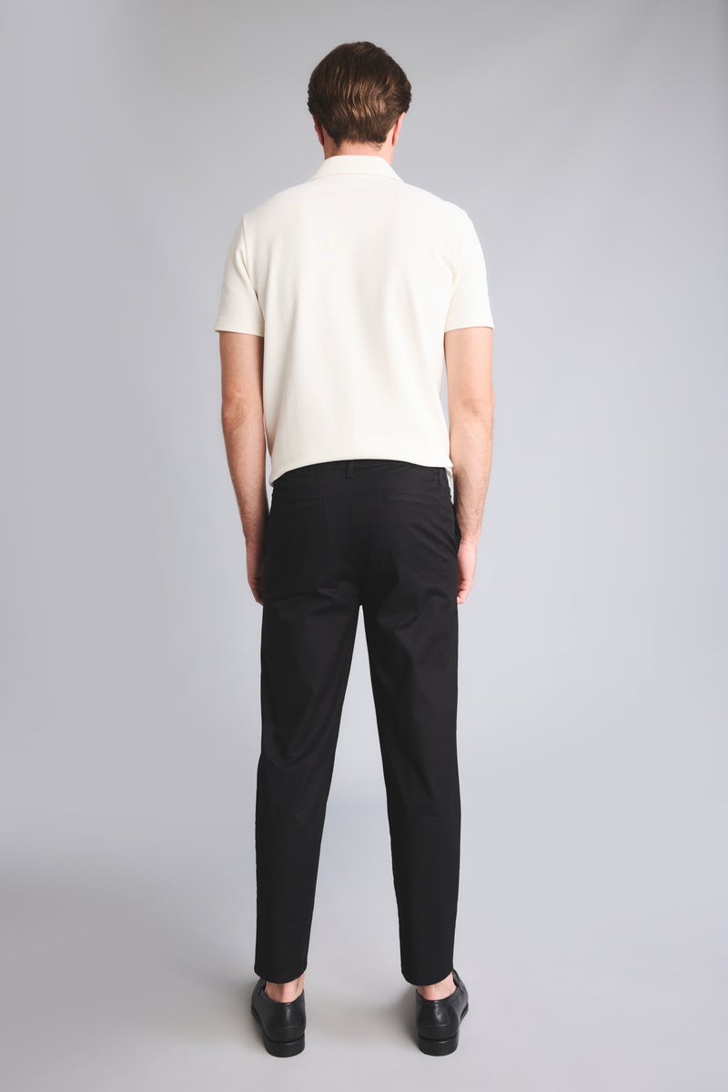 DeFacto Black Man Tapered Fit Trousers Casual - Image 5