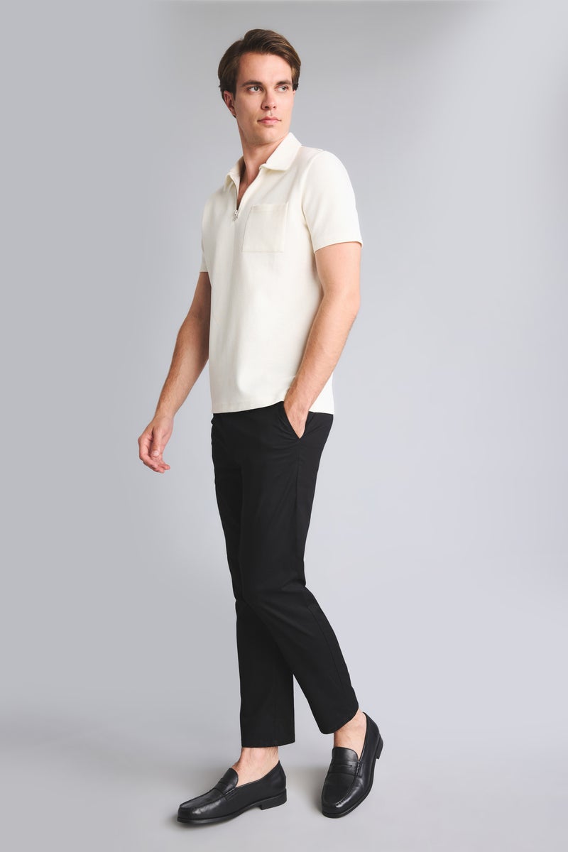 DeFacto Black Man Tapered Fit Trousers Casual - Image 1