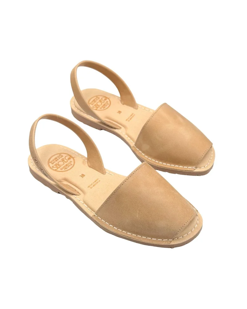 SHOEQ Caramel Luxe Avarca for Women | Best Price UAE
