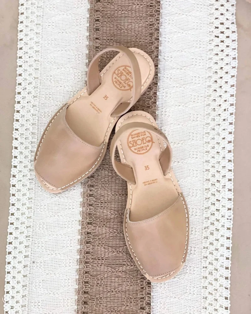 SHOEQ Caramel Luxe Avarca for Women | Best Price UAE