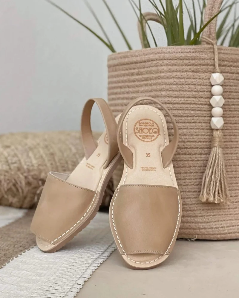 SHOEQ Caramel Luxe Avarca for Women | Best Price UAE