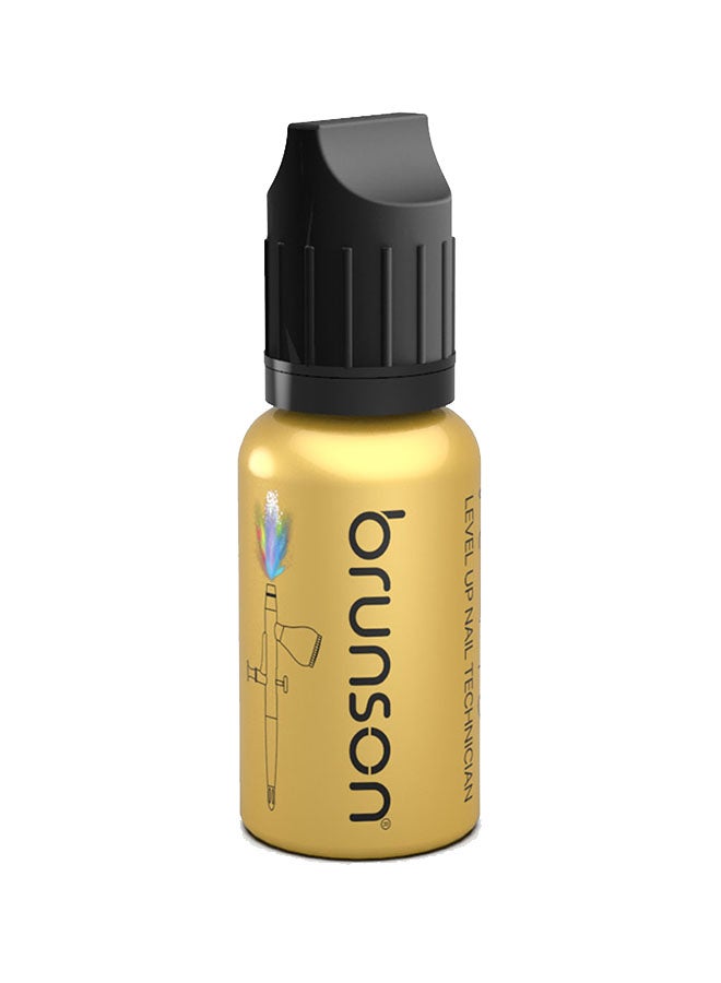 brunson Nail Art Inks Airbrush Paint Acrylic Paint Nail Polish Pigments For Model Hobby Craft Leather & Shoe Painting Nail Stencils Painting 15Ml Bottle Nail Tools Gold
