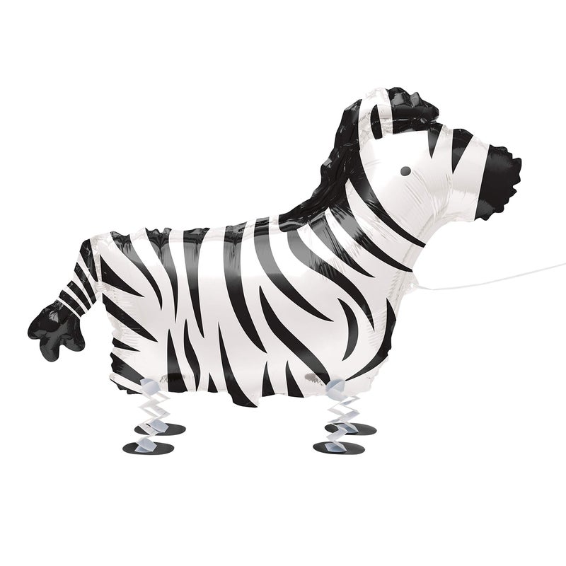 MANGO Walking Zebra Foil Balloon  1 Pc - Image 1