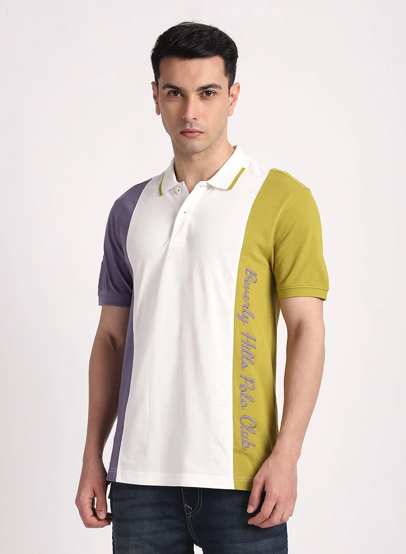 Logo Colorblock Polo