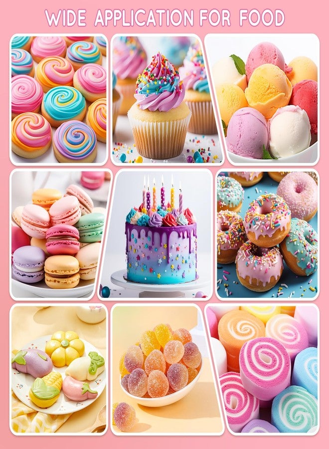 Cherrysea Food Coloring - 33 Food Grade Vibrant Colors Food Coloring Liquid Set, Food Dye Color for Baking, Icing, Cookie, Cake Decorating, Easter Egg, DIY Making Supplies Kit (0.25 Fl Oz (Pack of 33)) - Image 4