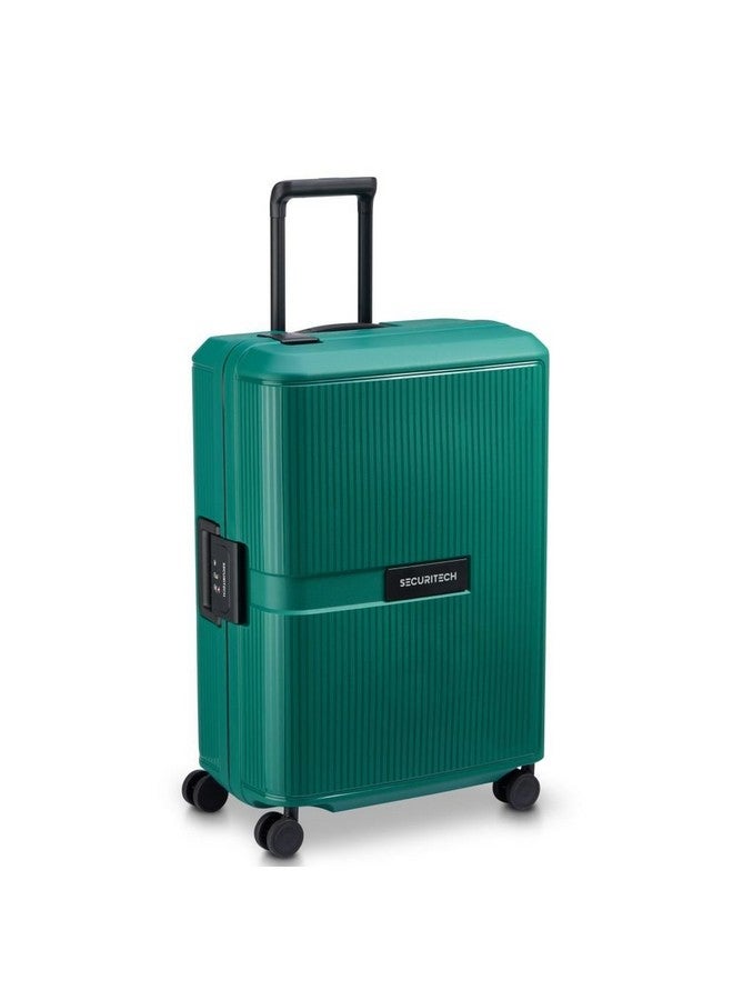 DELSEY Stone Securitech TSA Lock Zipper Closure Medium Luggage Trolley Green 70cm 4008819-03 - Image 1