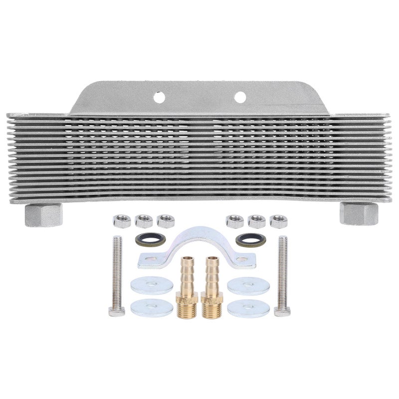 16 Rows Engine Oil Cooler Cooling Radiator Universal for 125-250CC Motorcycles ATV Dirt Bike - Image 1