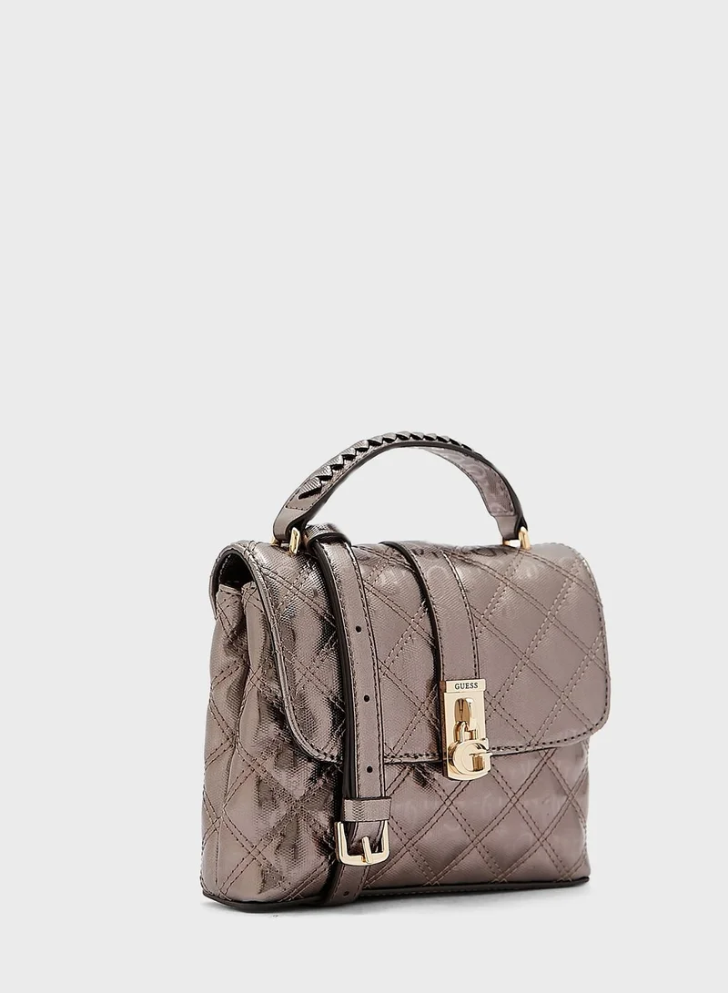 GUESS Gaia Mini Top Handle Satchel