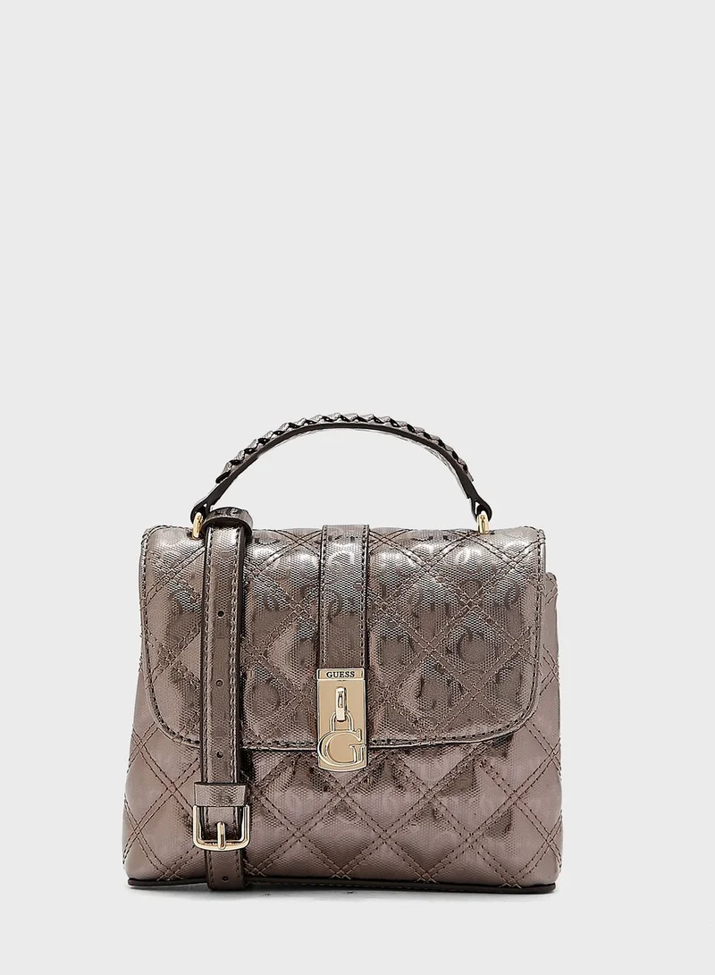 GUESS Gaia Mini Top Handle Satchel