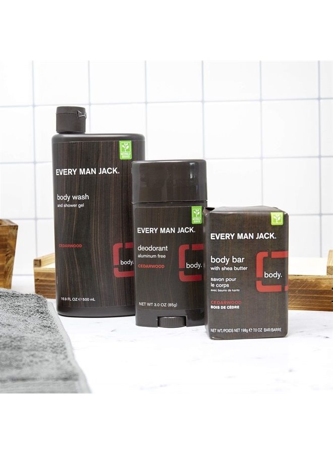 Every Man Jack Body Wash and Shower Gel Cedarwood, 16.9 Ounce  - Image 4