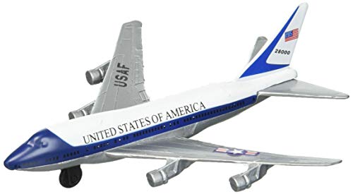 Hot Wings Planes Air Force One with Connectible Runway Die Cast Plane in Aviation Museums Nation, widewhite/Blue/red - Image 4