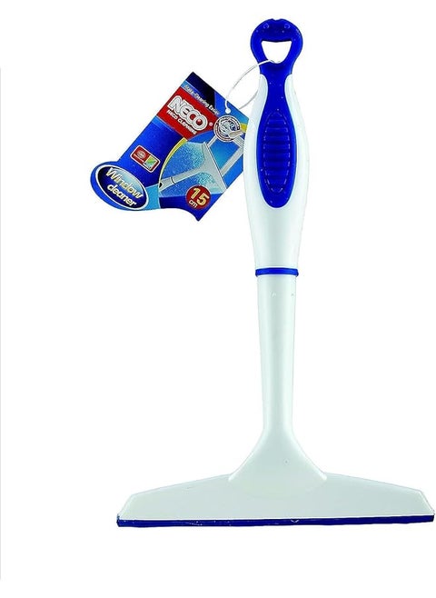 Window Cleaner 6” Window Squeegee Multi Purpose Handheld Window Wiper Shower Glass Cleaner Rubber Blade Scrubber For Window Mirror Desktop Cleaning Tool
