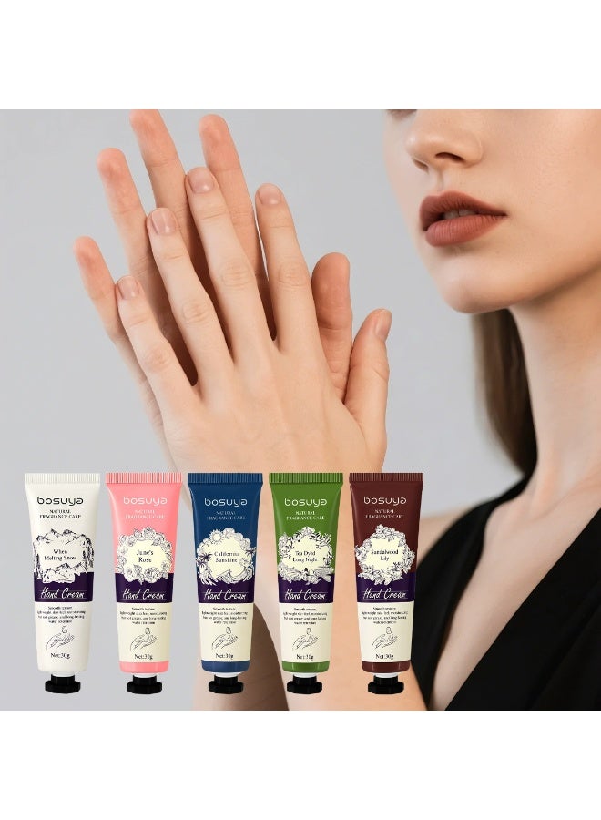 بوسويا كريم اليدين المعطر كريم اليدين المعطر الجديد لليدين 30 جم كريم اليدين النباتي الجوهر النباتي كريم اليدين المغذي وغير الدهني  - Image 4