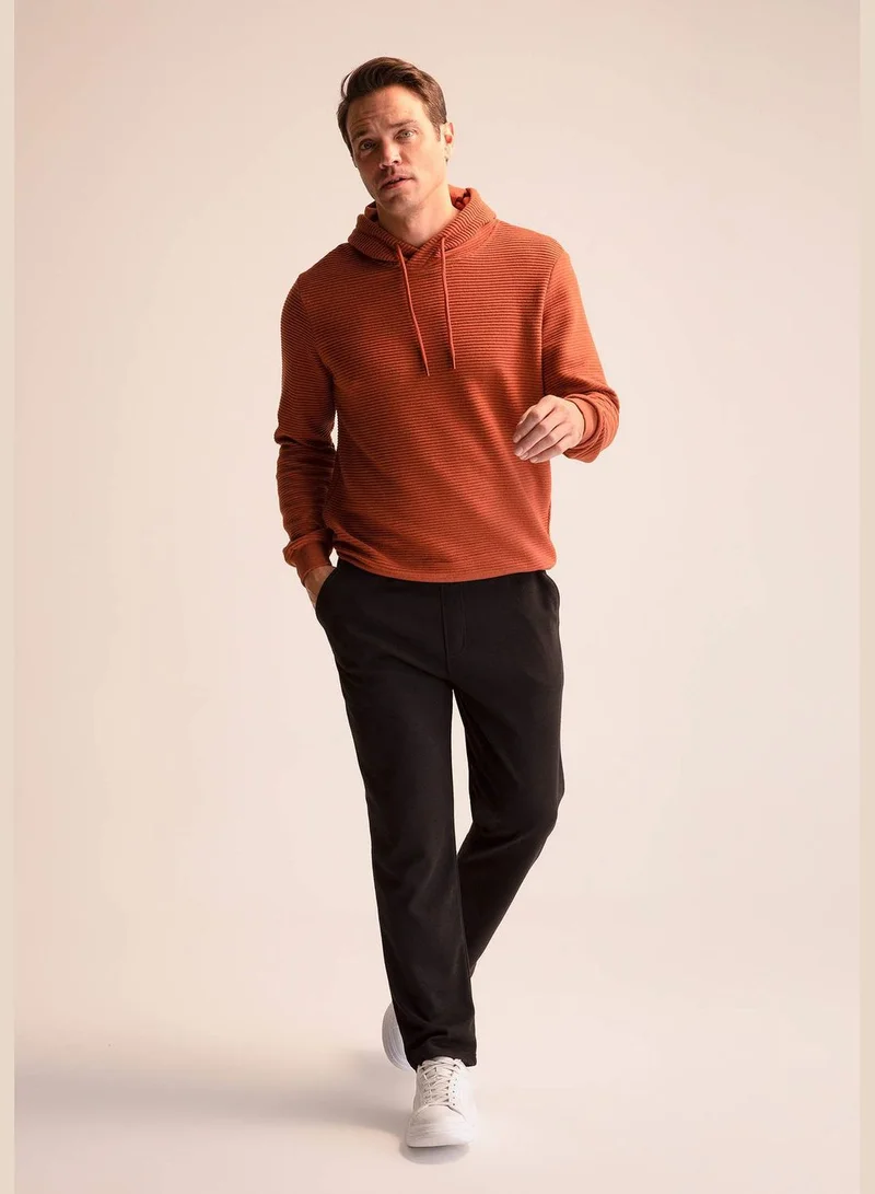 ديفاكتو Regular Fit Long Sleeve Hoodie