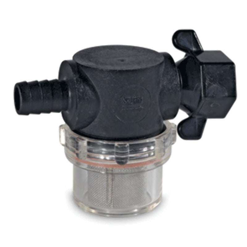 SHURFLO 255-325 1/2" Barb Swivel Nut Strainer - Image 1
