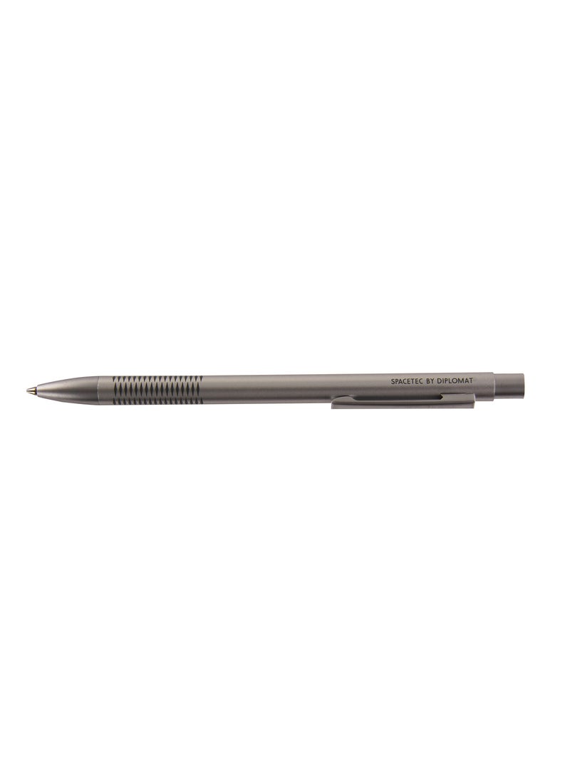 Diplomat - DIPLOMAT Spacetec Pearl Silver Ball Pen D10257038 - Image 1