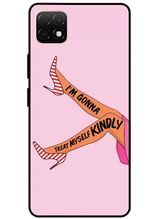 EYE CATCH Protective Case Cover For Huawei Enjoy 20 5G I'M Gonna Treat My Self Kindly Multicolor  - Image 1