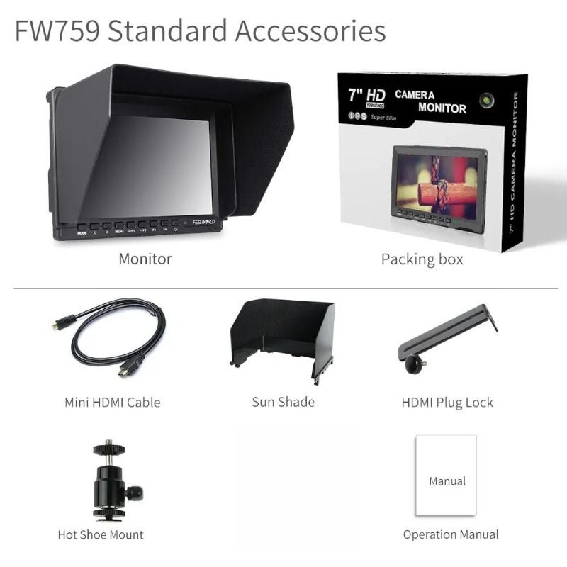 فيل وورلد ملحقات كاميرا FEELWORLD FW759 - Image 4