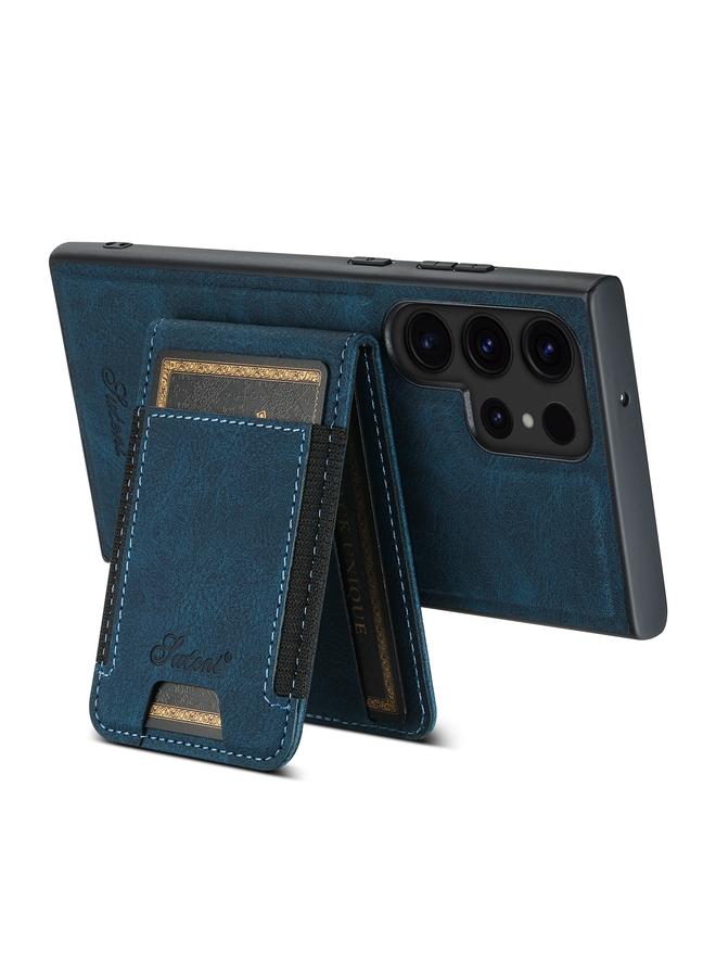 Suteni Case For Samsung Galaxy S23 Ultra 5G H17 Litchi Texture Leather MagSafe Detachable Wallet Phone Case - Image 4