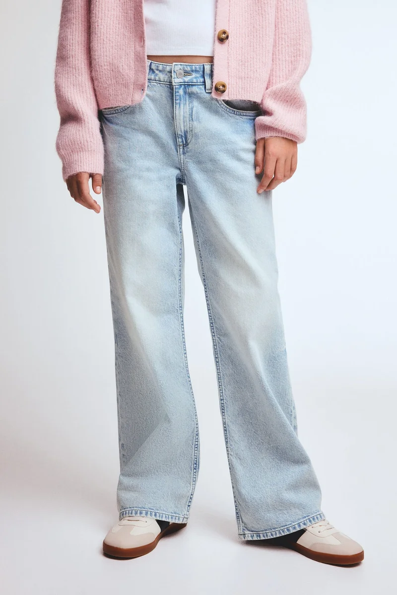H&M Baggy Fit Bootcut Leg Jeans