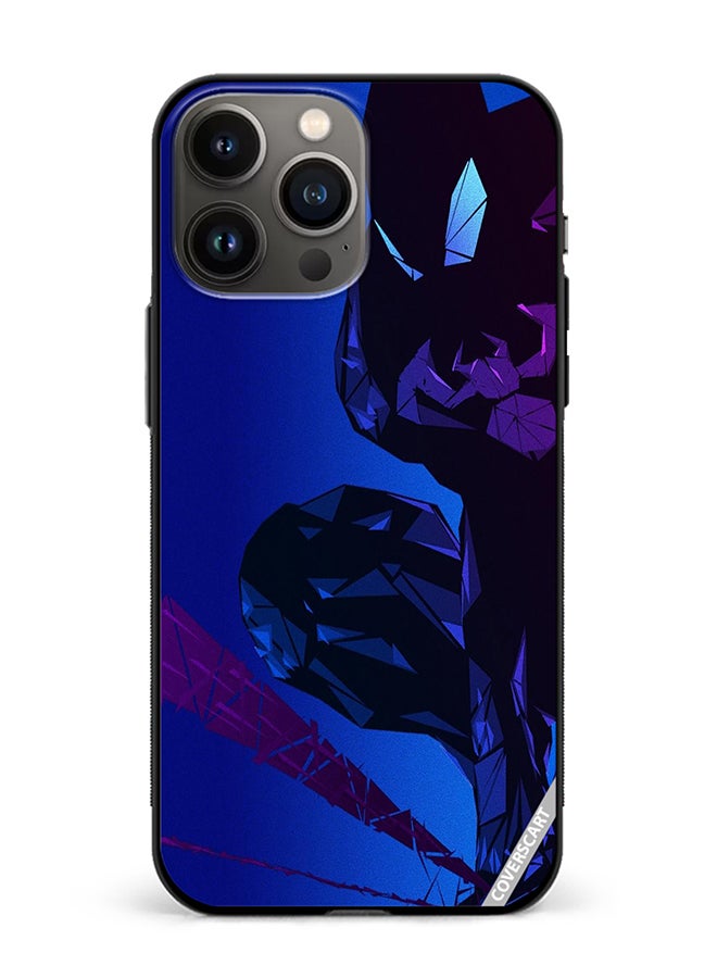 COVERSCART Protective Case Cover For Apple iPhone 14 Pro Black Spiderman Design Multicolour