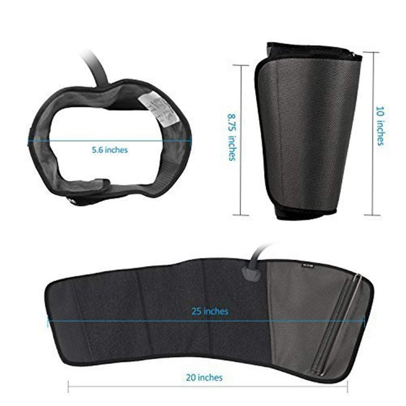 CINCOM Leg Massager for Circulation and Pain Relief, Air Compression Calf Massager with 2 Modes 3 Intensities Helpful for RLS Edema and Muscles Relaxation Gifts - FSA HSA Eligible - Image 3