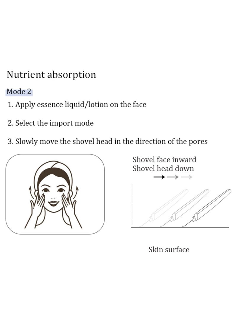 عام Facial Pore Cleaning face Skin Massager High Frequency Facial Skin Cleaning Massager face Massager Facial Skin Massager Vibrating Facial Tools Facial SPA - Image 5