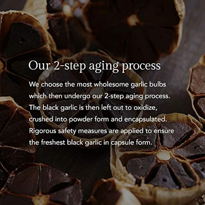Think Remedy Aged Black Garlic Capsules - Garlic Pills - Less Odor - 60 Capsules - Allium Sativum Supplement - More Effective Than Allicin - Image 3