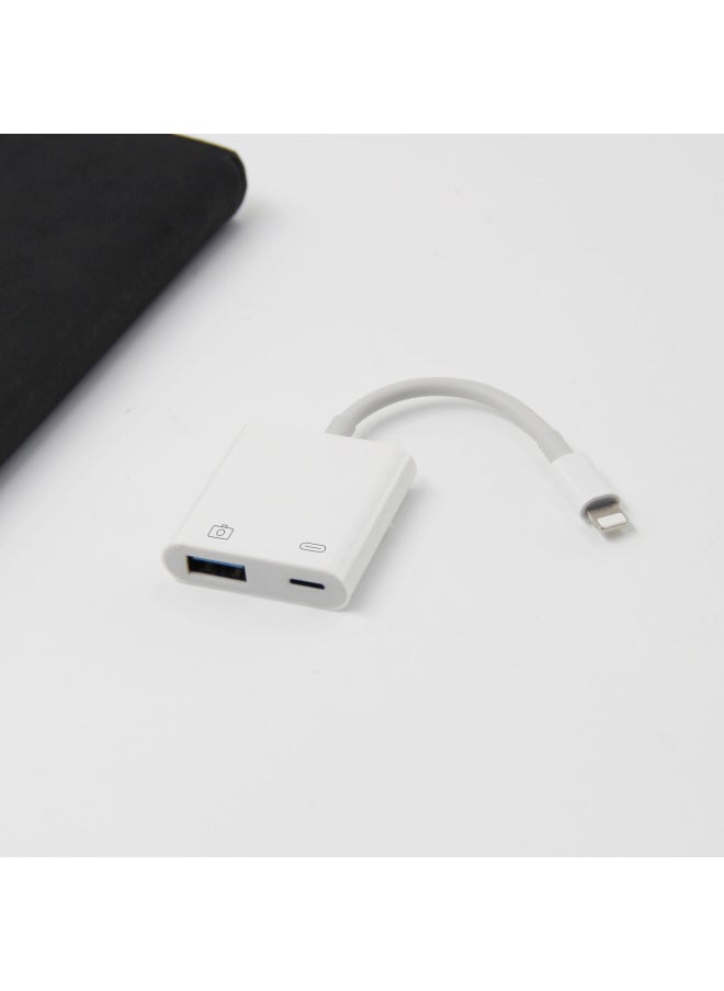 Generic - Direct For Android/For Apple Mobile Phone Multi-function Card Reader To Expand The Converter-Color:NK-101Y - Image 1