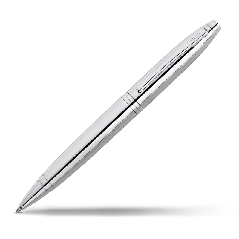 Cross Calais Refillable Ballpoint Pen, Medium Ballpen, Includes Premium Gift Box - Polished Chrome - Image 1