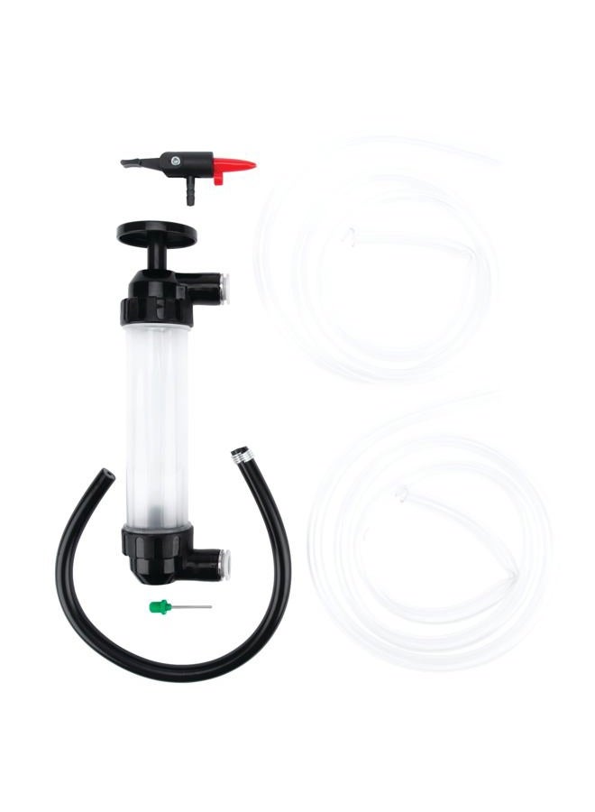 Performance Tool Black/Clear 48-inch Hoses Grip Clip Transfer Pump/ Siphon Fluid Pump Kit For Water, Oil, Liquid, And Air, W1156 - Image 3