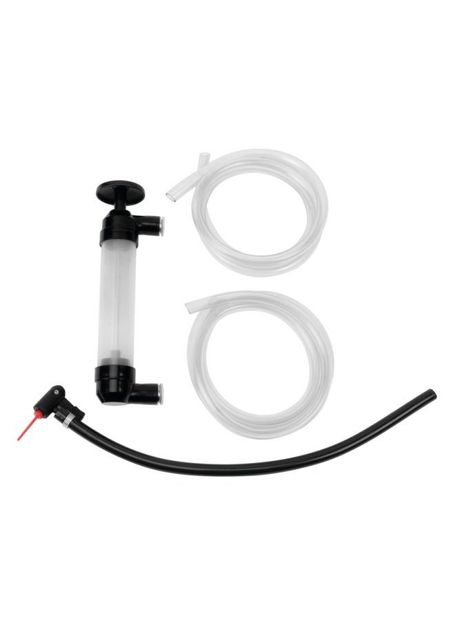 Performance Tool Black/Clear 48-inch Hoses Grip Clip Transfer Pump/ Siphon Fluid Pump Kit For Water, Oil, Liquid, And Air, W1156 - Image 1