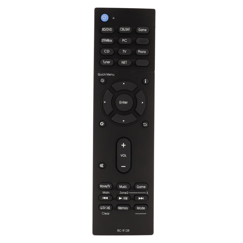 AV Receiver Remote Control RC 912R Compatible for ONKYO Integra DRX 2 - Ergonomic Design AV Stereo Receiver Remote Control for Home Theater - Image 1
