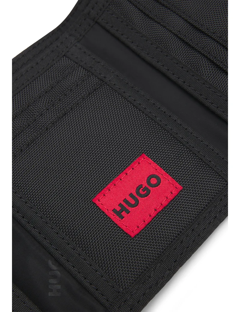 HUGO Black Gift-boxed wallet with red logo patch for Men | Best Price UAE