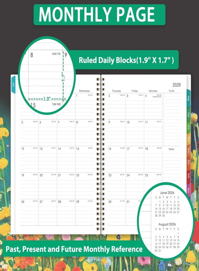 Lortarl 2026-2027 Planner - 2026-2027 Planner Weekly and Monthly, July 2026-June 2027, Academic Planners, 8.5''x11, with 12 Colorful Tabs, Flexible Cover - Image 5