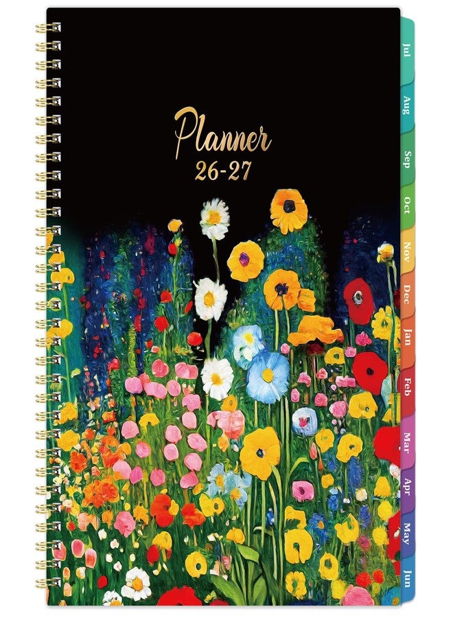 Lortarl 2026-2027 Planner - 2026-2027 Planner Weekly and Monthly, July 2026-June 2027, Academic Planners, 8.5''x11, with 12 Colorful Tabs, Flexible Cover - Image 1